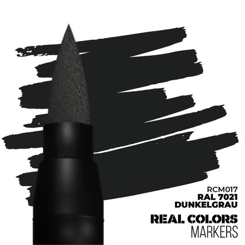 AKI Real Colors Acrylic Paint Marker Dark Gray RAL7021