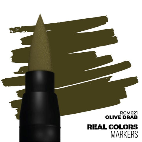 AKI Real Colors Acrylic Paint Marker Olive Drab