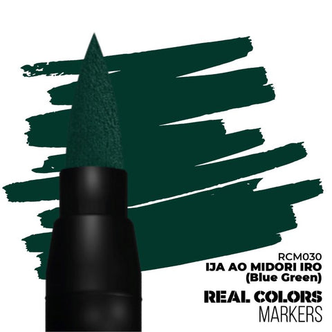 AKI Real Colors Acrylic Paint Marker IJA AO Midori IRO (Blue Green)