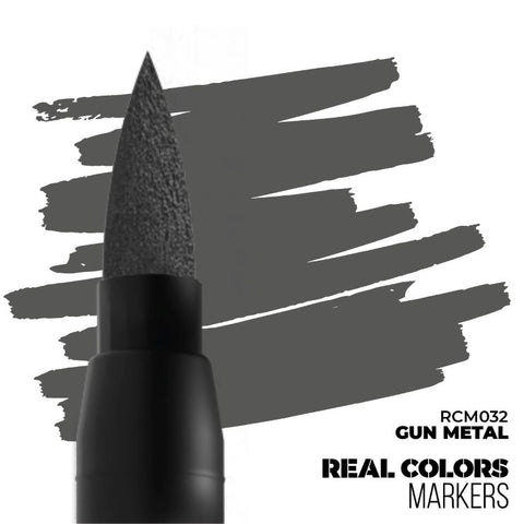 AKI Real Colors Acrylic Paint Marker Gun Metal