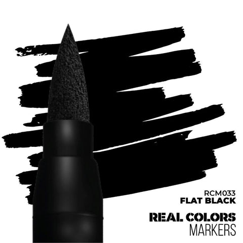 AKI Real Colors Acrylic Paint Marker Flat Black