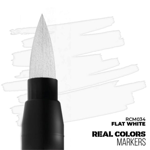 AKI Real Colors Acrylic Paint Marker Flat White