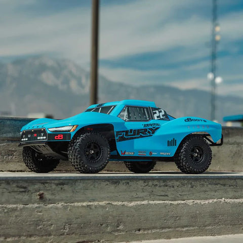 ARRMA  FURY 2wd SHORT COURSE TRUCK RTR BLUE