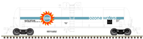 ATLAS N 20,700 Gallon Tank Car Ozone Waters (GATX) 27348