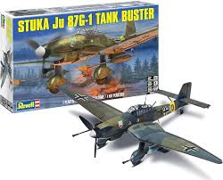 REVELL  1/48 Stuka Ju87G1 Tank Buster Aircraft