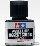 TAMIYA Black Panel Line Accent Color (40ml Bottle)