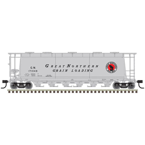 O 6-BAY CYLINDRICAL HOPPER 3-RAIL GN