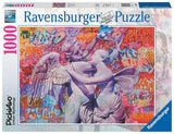 RAVENSBURGER 1000-PIECE PUZZLE Cupid And Psyche In Love