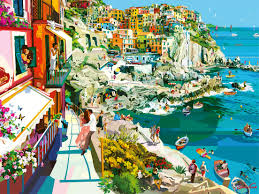 RAVENSBURGER 1500-PIECE PUZZLE Romance in Cinque Terre