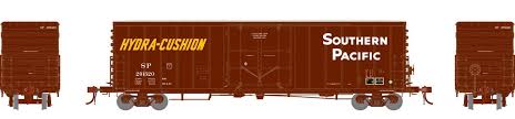 ATHEARN HO 50' PC&F Smooth Side Box Car with 10'6" Door, Southern Pacific (Hydra-Cushion) #290742