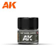 AKI Real Colors: RAF Dark Green Acrylic Lacquer Paint 10ml Bottle