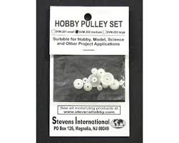 STEVENS 	Assorted Large Plastic Pulley Set (1.9mm ID) (10pcs)