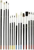 SE Artist Brush Set with Natural Hair Bristles (15 PC.)