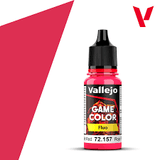 VALLEJO 18ml Bottle Red Fluorescent Game Color