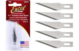 EXCEL #21 Blade, Stainless Steel (5)