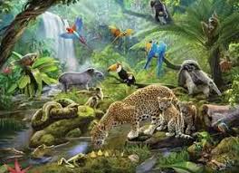 RAVENSBURGER 60-PIECE Rainforest Animals PUZZLE