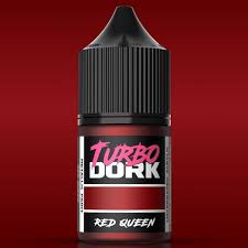 TURBO DORK Red Queen Metallic Acrylic Paint 22ml Bottle