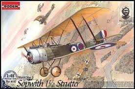 RODEN 1/32 WWI Sopwith 1-1/2 Strutter British 2-Seater BiPlane Fighter