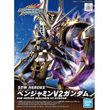 BANDAI #04 Benjamin V2 Gundam "SD Gundam World Heroes"