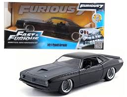 JADA 1/24 Fast & Furious Letty's Plymouth Barracuda Car