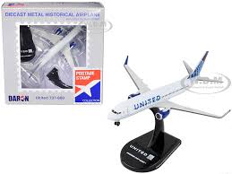 POSTAGE STAMP UNITED 737-800 1/300 2019 LIVERY