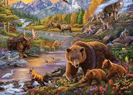 RAVENSBURGER 500-PIECE PUZZLE Wilderness Large Format