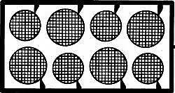 DETAIL MASTER 1/24-1/25 Round Headlight Screens