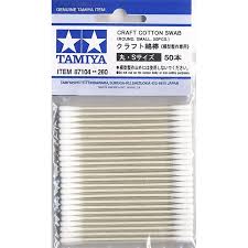 TAMIYA Small Round Craft Cotton Swab Tip (50)