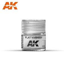 AKI Real Colors: Flat Acrylic Lacquer Varnish 10ml Bottle