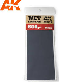 AKI Wet Sandpaper Sheets 600 Grit (3)