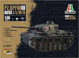 ITALERI  1/56 Pz.Kpfw. III Ausf. J/L/M/N