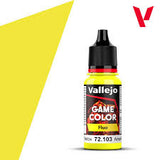 VALLEJO 18ml Bottle Yellow Fluorescent Game Color