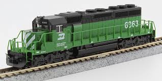 KATO N EMD SD40-2 w/ DCC and Sound Burlington Northern (BN)