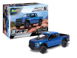 REVELL 1/25 2017 Ford F150 Raptor Pickup Truck (Blue) (Snap)