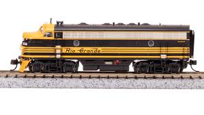 BROADWAY LIMITED N EMD F7A, DRGW 5564, Black 3-stripe, Paragon4 Sound/DC/DCC