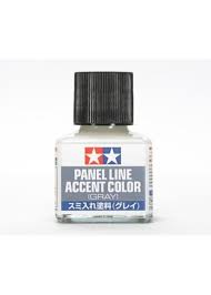 TAMIYA Gray Panel Line Accent Color (40ml Bottle)