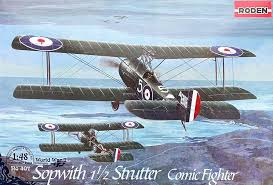 RODEN 1/32 Sopwith 1-1/2 Strutter Comic WWII British Night Fighter