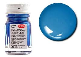 TESTORS 1/4oz. Bottle Finishing Enamel Blue Metal Flake