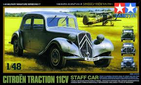 TAMIYA 1/48 Citroen Traction 11CV Staff Cartenance Set