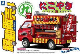 AOSHIMA 1/24 Takoyaki Hachirou Mobile Food Truck