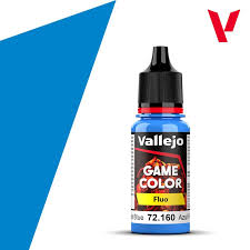 VALLEJO 18ml Bottle Blue Fluorescent Game Color