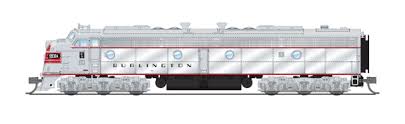 BROADWAY LIMITED N  EMD E7A, Chicago Burlington and Quincy #9919-A (Equipped with Paragon3 Sound/DC/DCC)