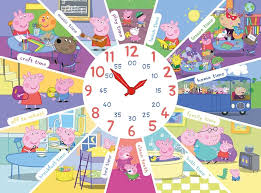 RAVENSBURGER 60-PIECE PUZZLE Tell the Time Clock