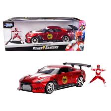 JADA	1/24 Power Rangers 2009 Nissan GT-R Car w/Red Ranger Figure