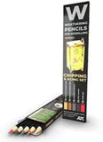 AKI Weathering Pencils: Chipping & Aging Set (5 Colors)