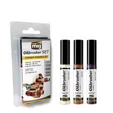 MIG Starship Markings Oilbrusher Paint Set (3 Colors) 10ml Bottles