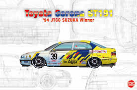 PLATZ 1/24 Toyota Corona ST191 1994 JTCC Suzuka Winner Race Car