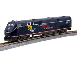 KATO DCC GE P42 Genesis, Amtrak (Midnight Blue) #100 (DCC Equipped)