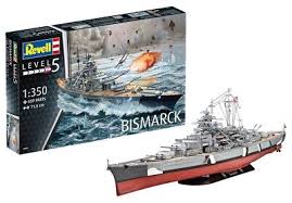 REVELL 1/700 German Bismarck Battleship