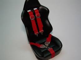 GOFER 1/24-1/25 Photo-Etch Racing Seatbelts/Harness Red (2 Sets)